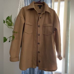 Forever 21 tan shacket